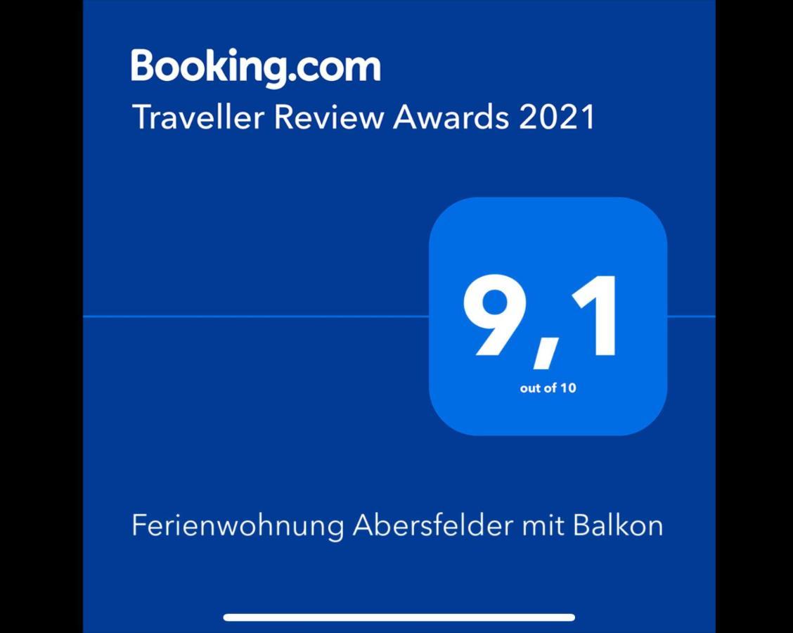Ferienwohnung Abersfelder Mit Balkon Wildflecken Exterior foto
