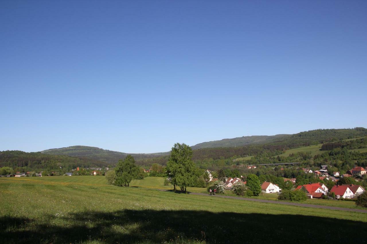 Ferienwohnung Abersfelder Mit Balkon Wildflecken Exterior foto